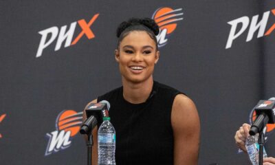 Phoenix Mercury Media Day Alyssa Thomas Satou Sabally