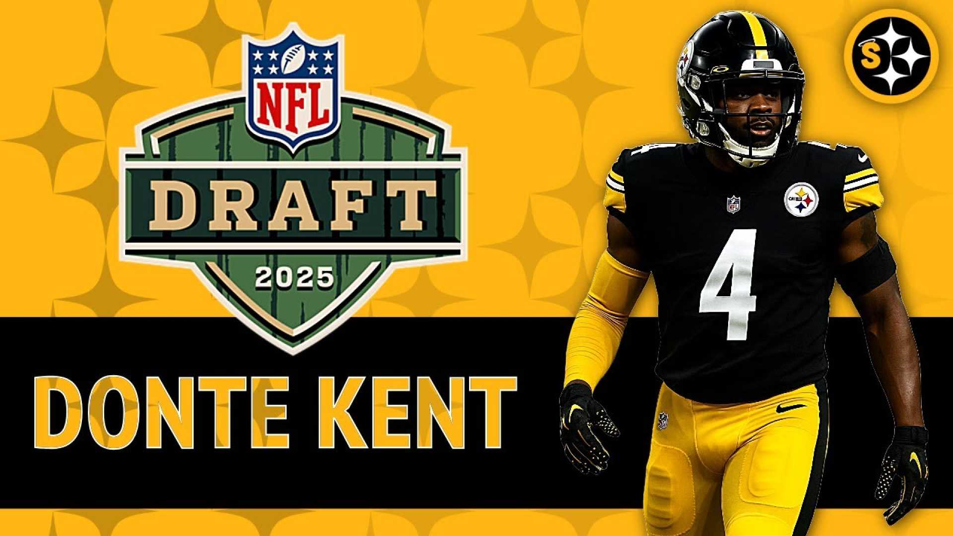 Pittsburgh Steelers Donte Kent Nfl Draft