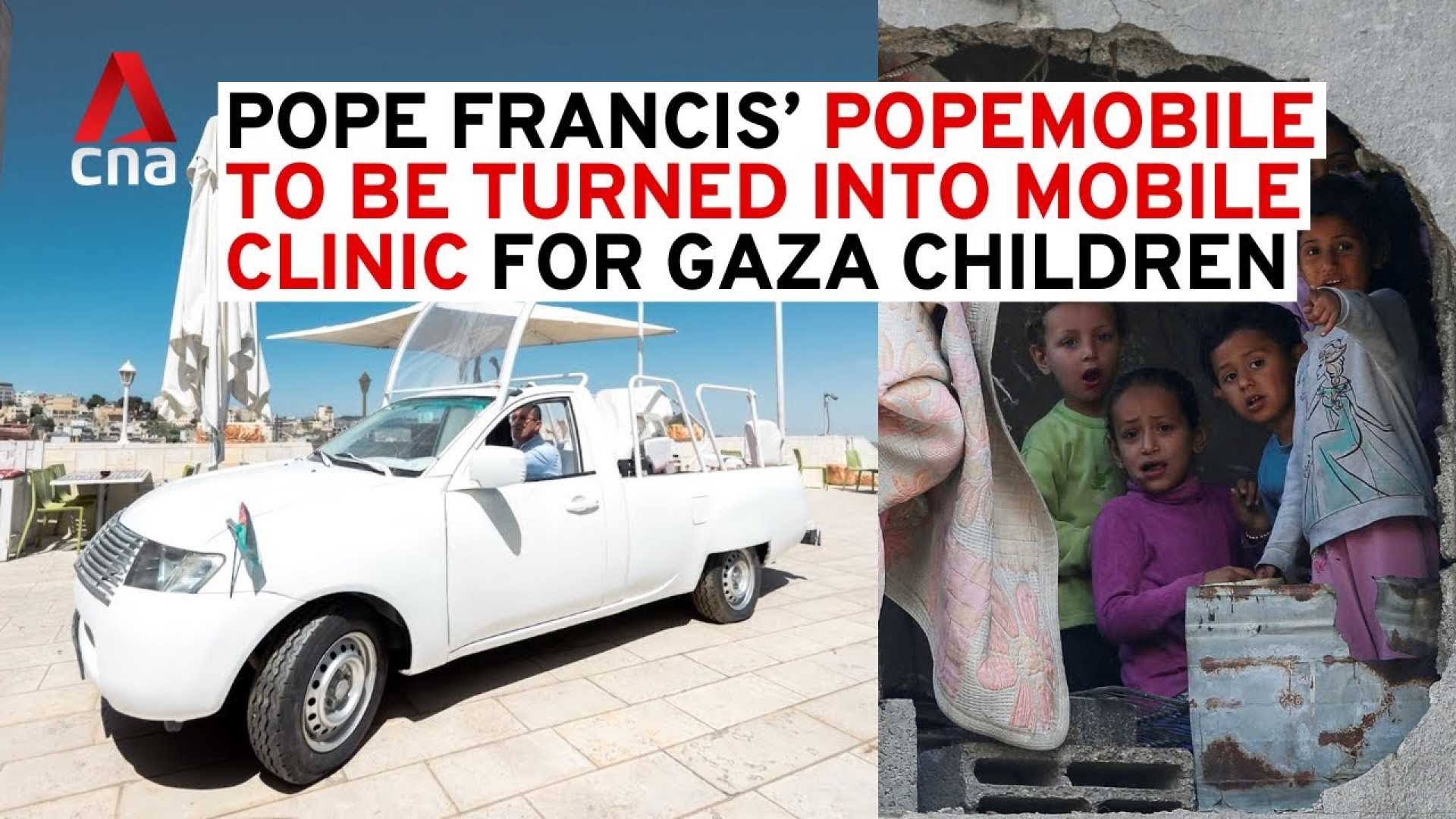 Pope Francis Popemobile Mobile Health Clinic Gaza