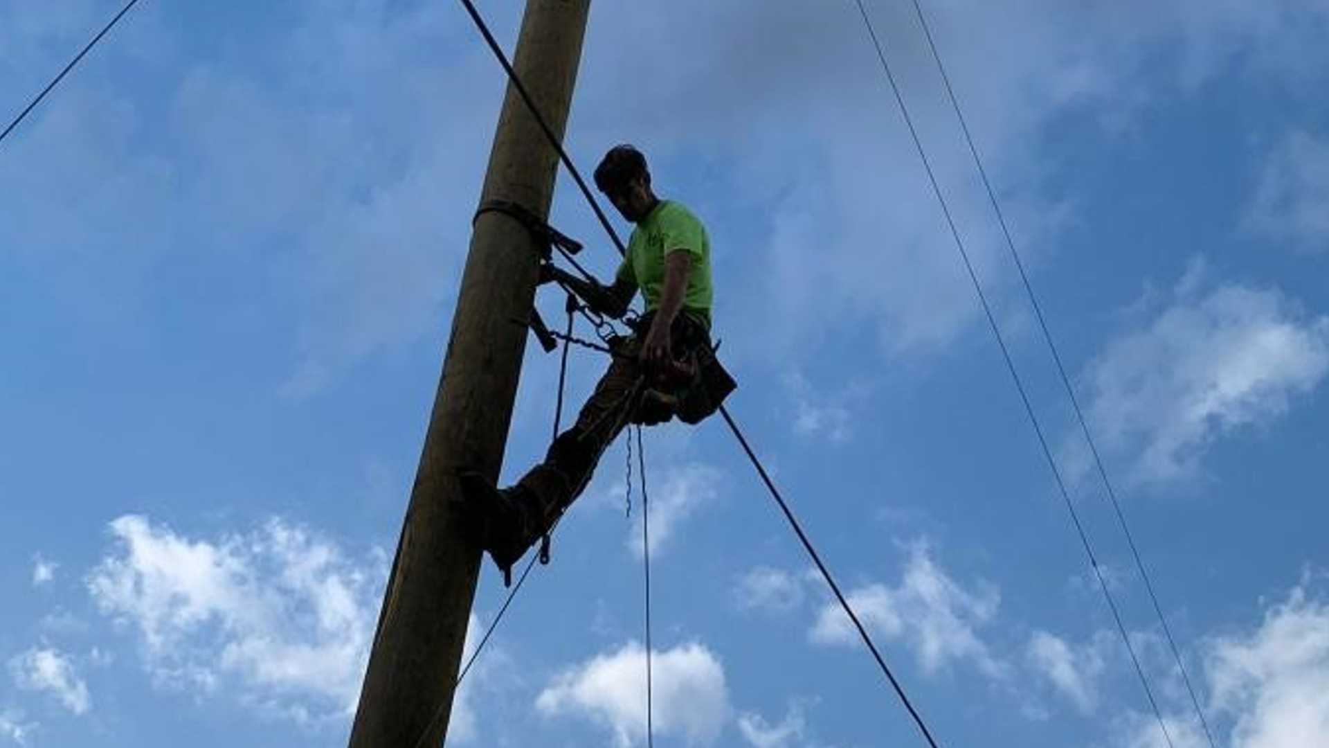 Power Line Worker Safety Incident Alabama