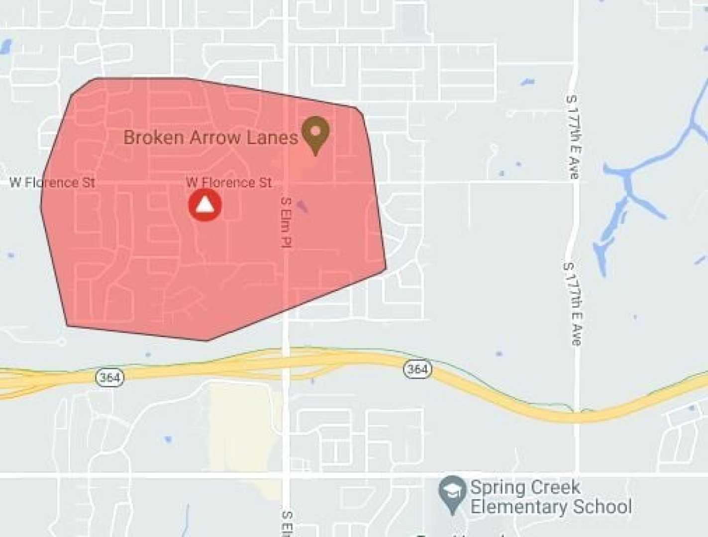 Power Outage Broken Arrow Oklahoma