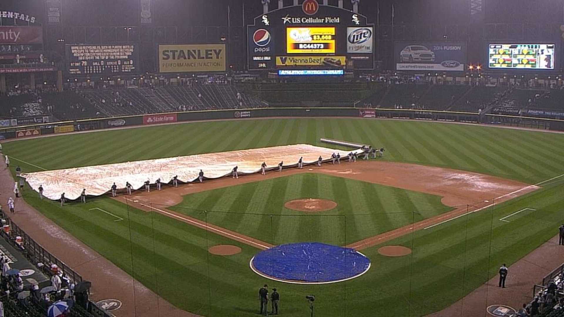 Rain Delay Baseball Game