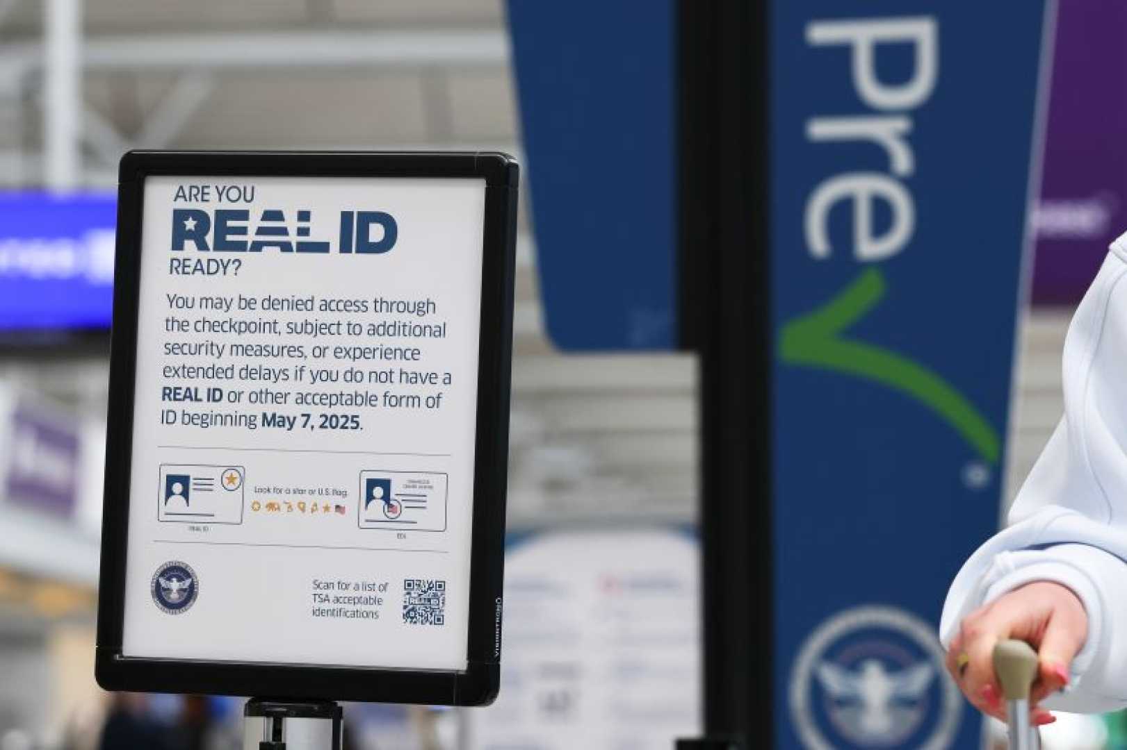 Real Id Compliance Signs Airport