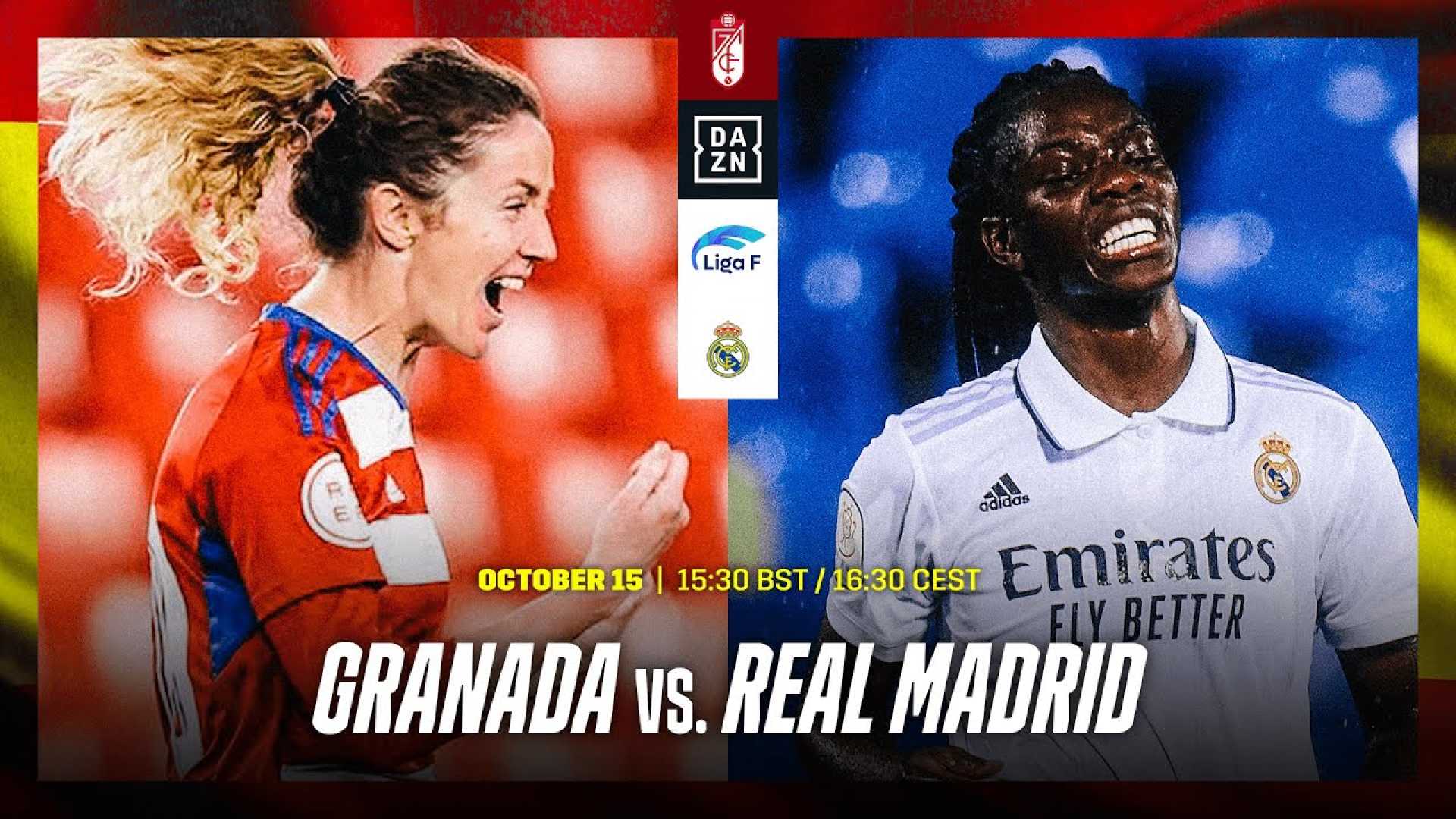Real Madrid Vs Granada Liga F Match