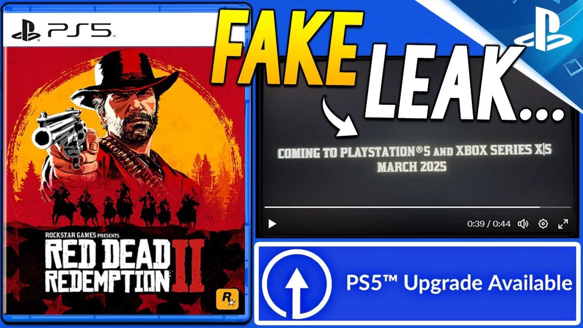 Red Dead Redemption 2 Ps5 Upgrade