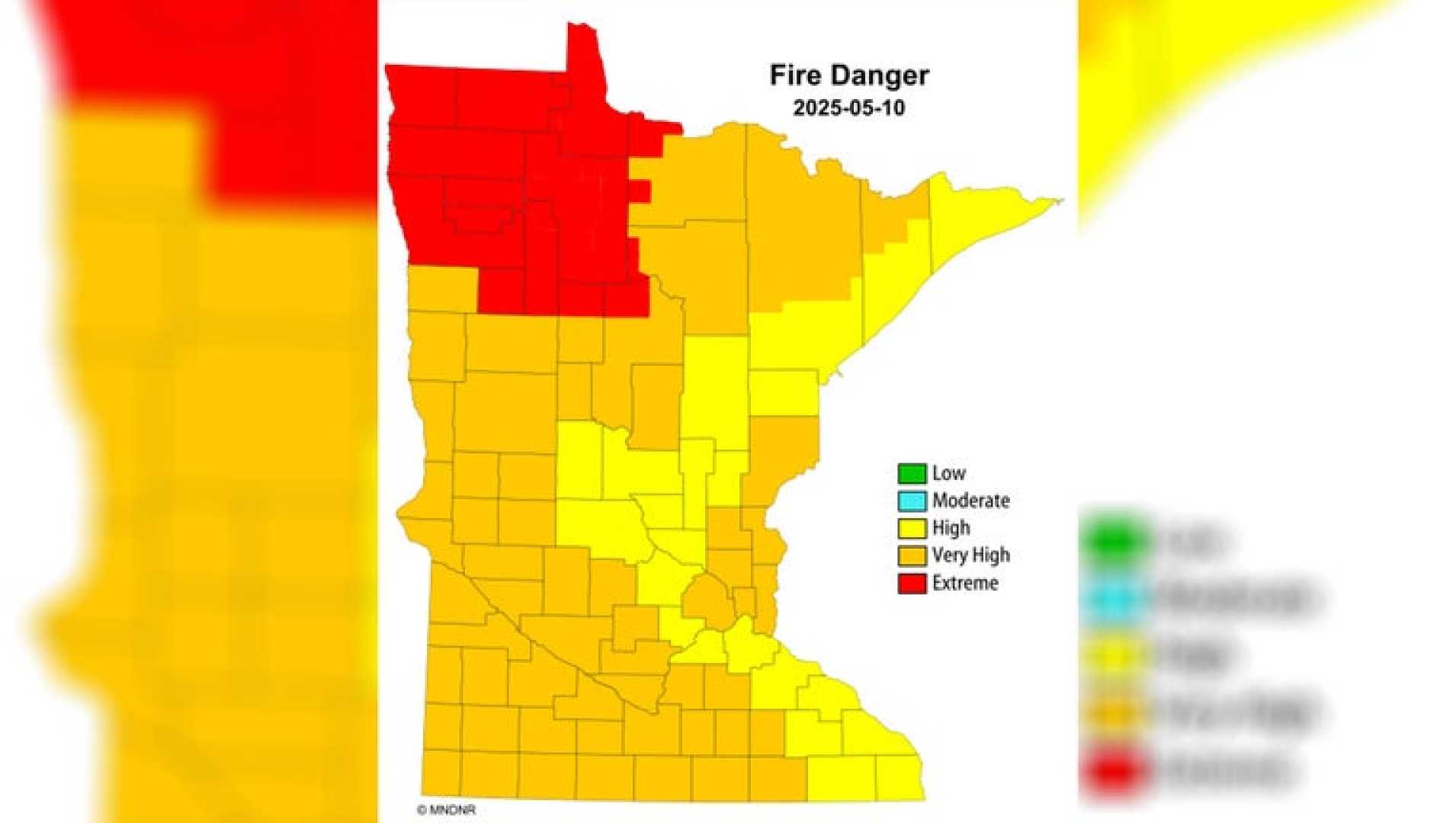 Red Flag Warning Minnesota Fire Risk