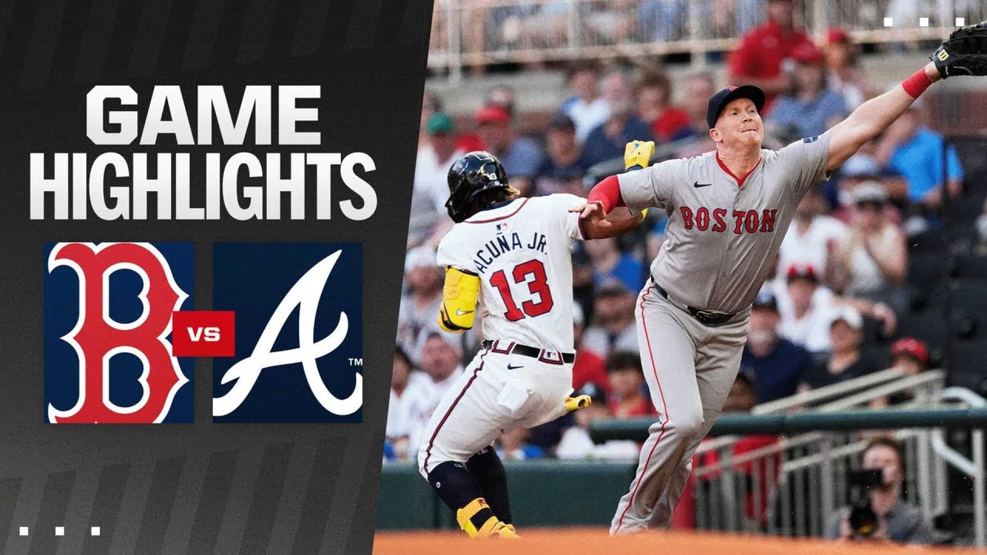 Red Sox Braves Baseball Game