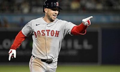 Red Sox Bregman Home Run Celebration