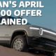 Rivian R1 Electric Vehicle Lease Offer Advertisement