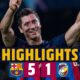 Robert Lewandowski Barcelona Match Highlights