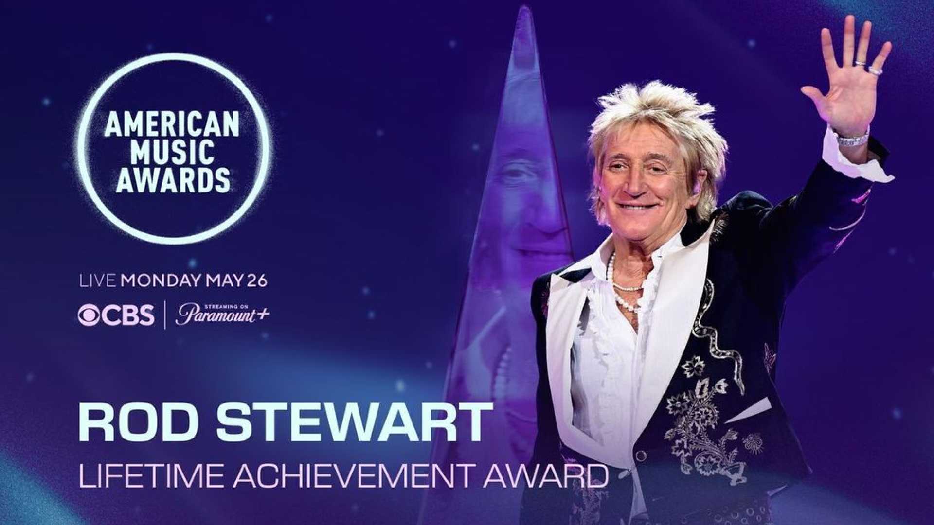 Rod Stewart Performance Amas 2025