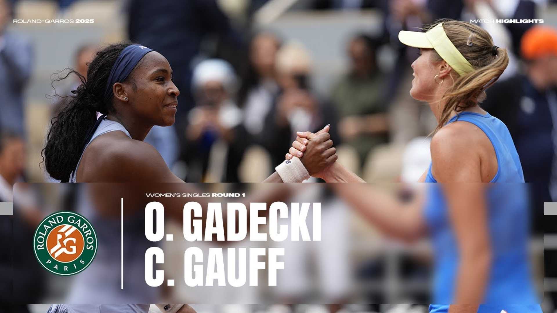 Roland Garros 2025 Tennis Match Highlights