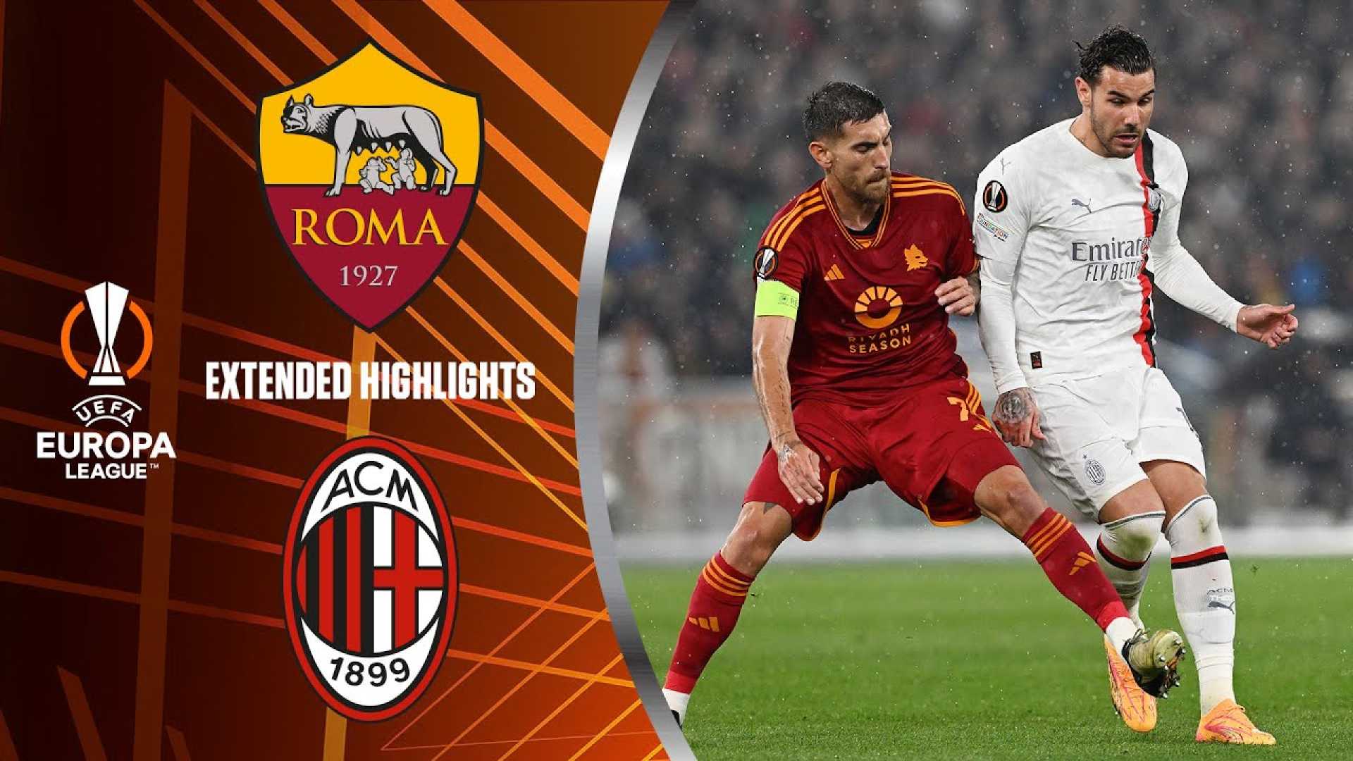 Roma Vs Milan Football Match