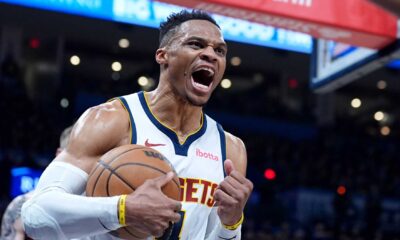 Russell Westbrook Plays For Denver Nuggets Against Oklahoma City Thunder