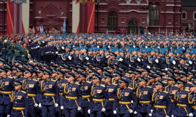 Russian Soldiers Victory Day Parade 2025
