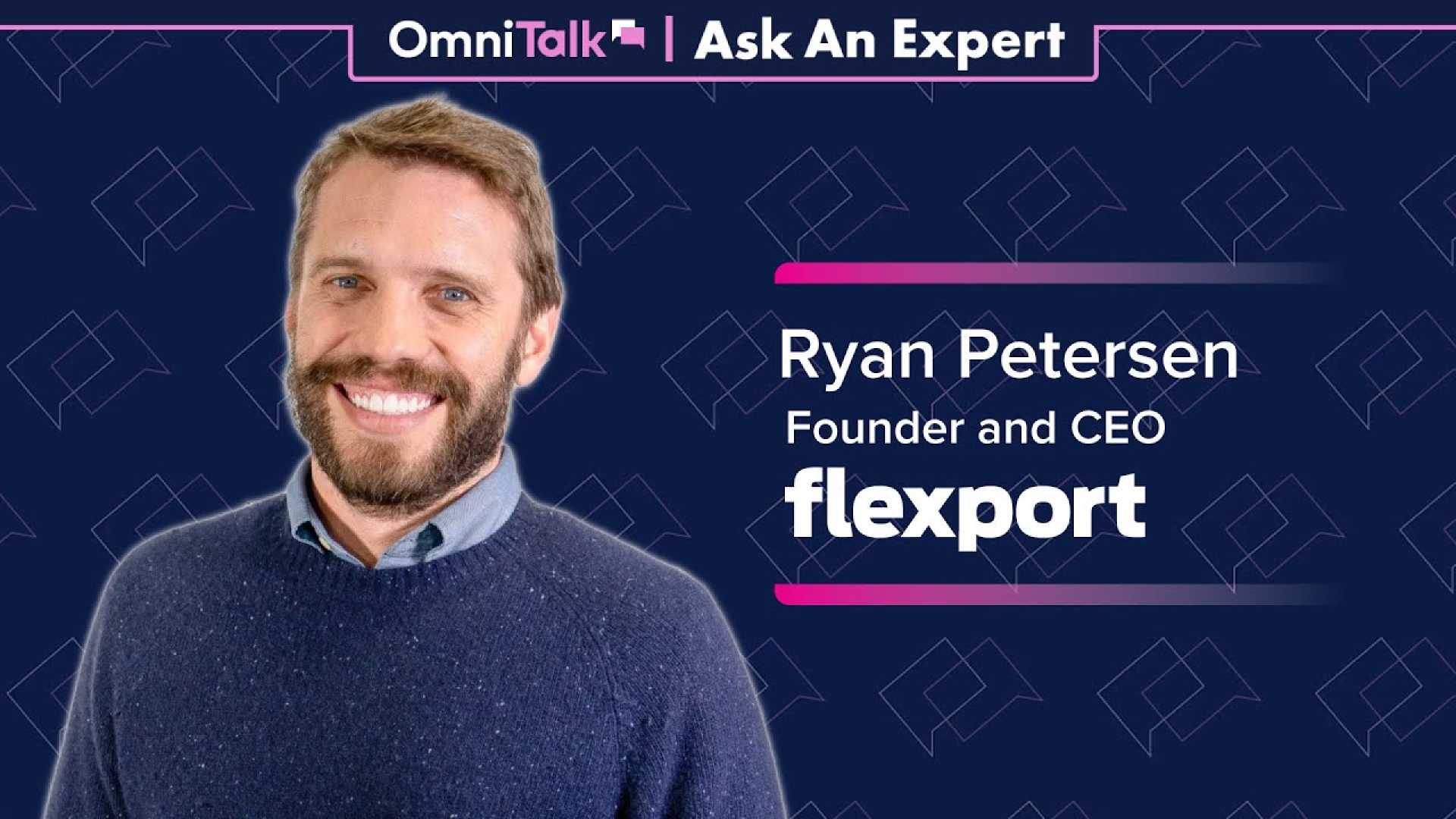 Ryan Petersen Supply Chain Logistics Expert