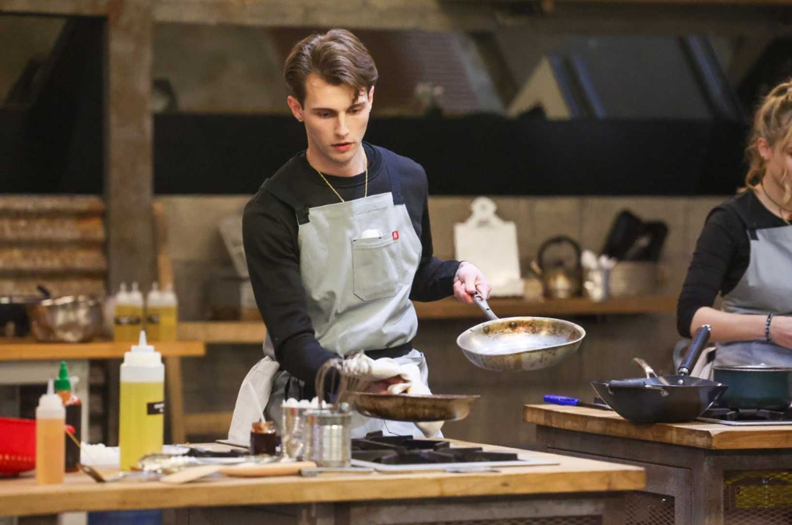 Ryan Scanlon Cooking On Next Level Chef