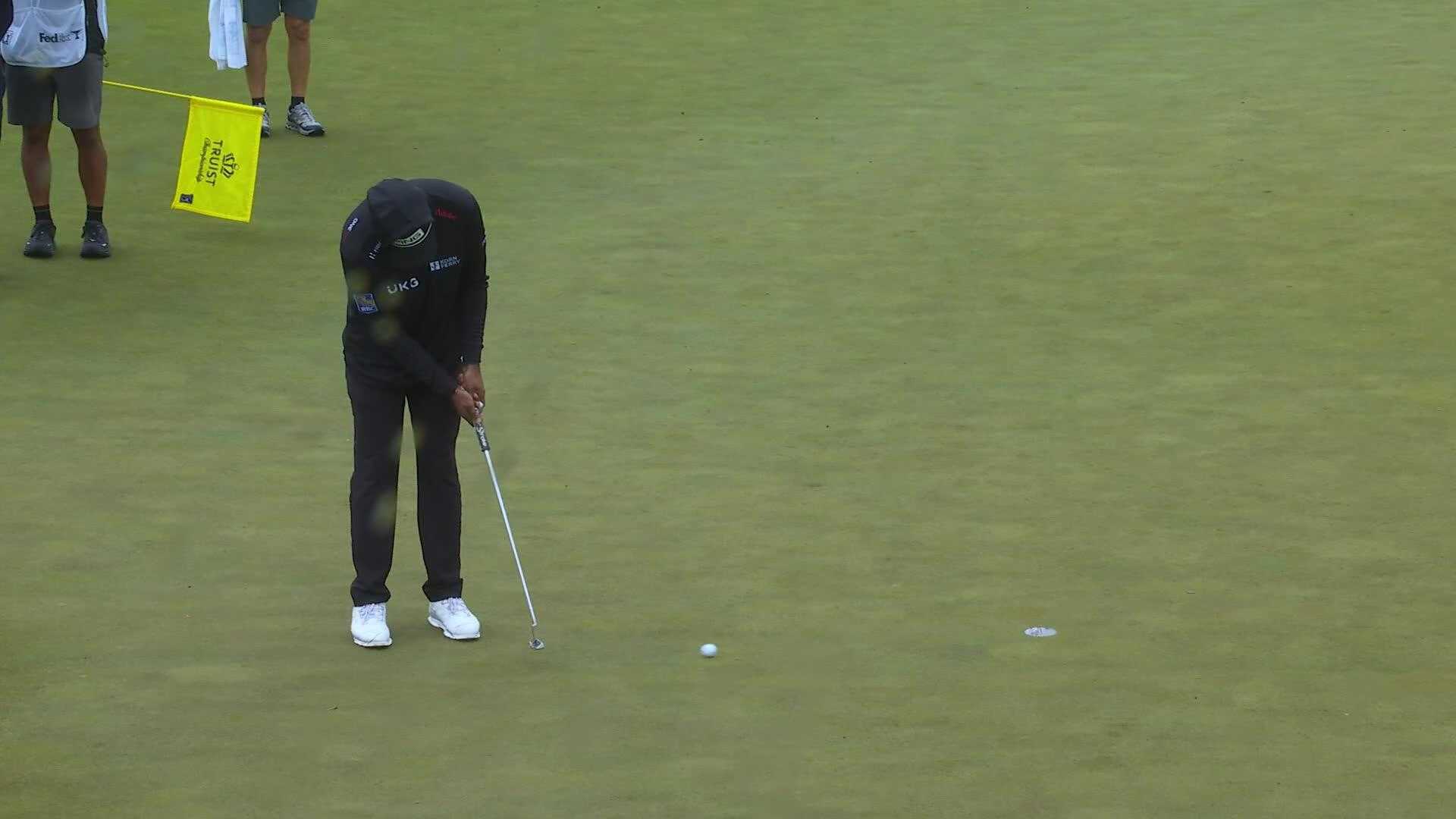 Sahith Theegala Pga Championship Neck Injury