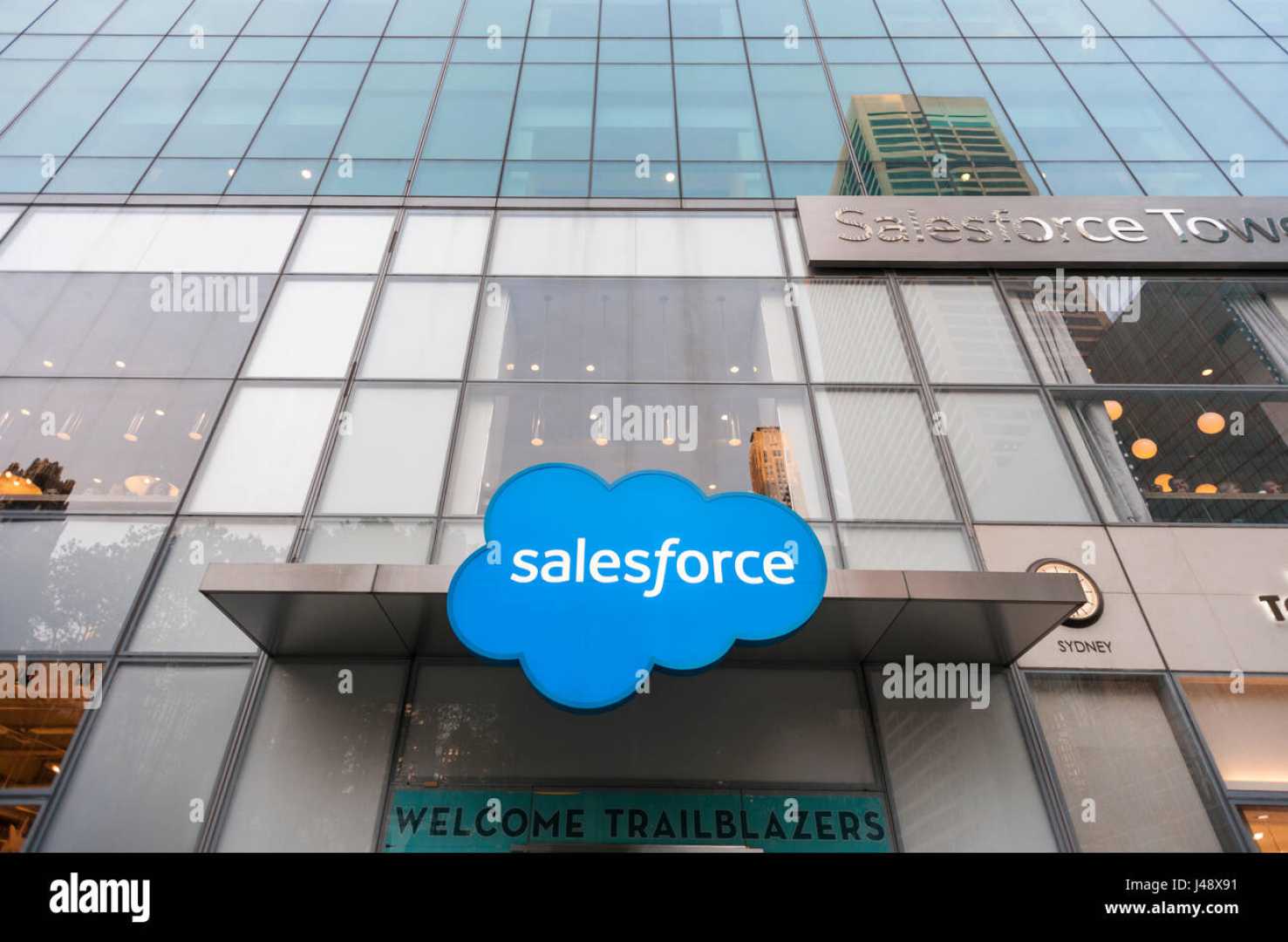 Salesforce Headquarters Building Cloud Technology