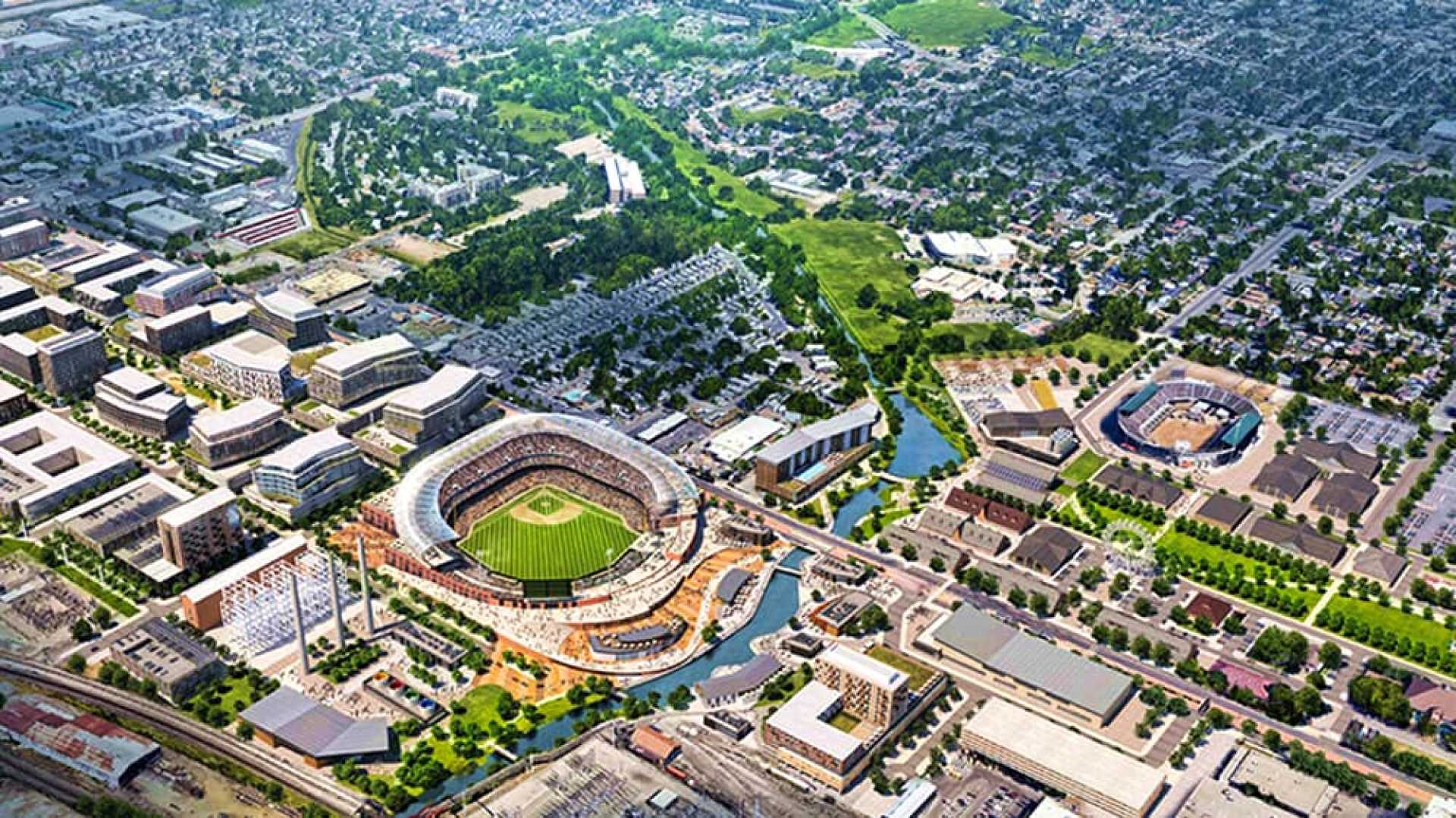 Salt Lake City Sports And Entertainment District Concept Art