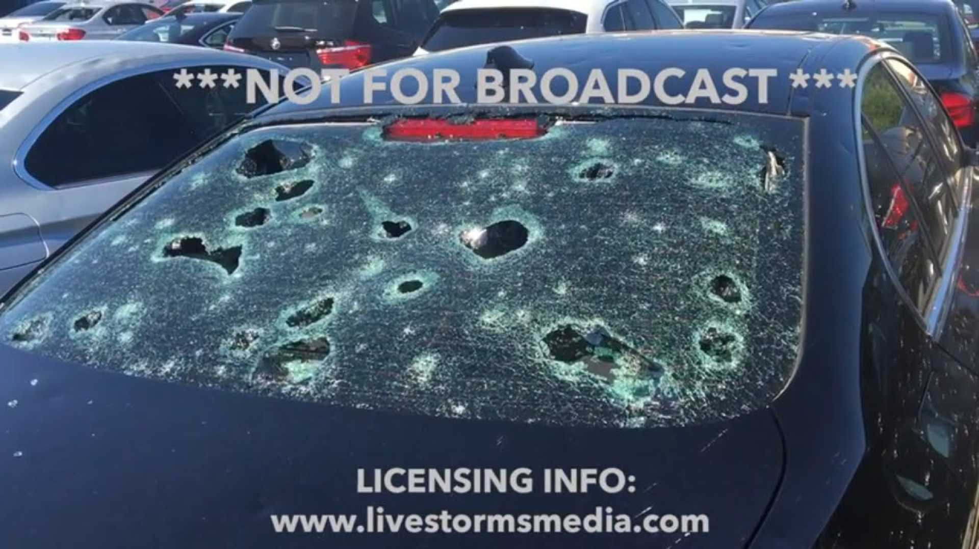 San Antonio Storms Hail Damage