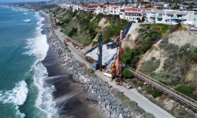San Clemente Railway Emergency Repairs Erosion