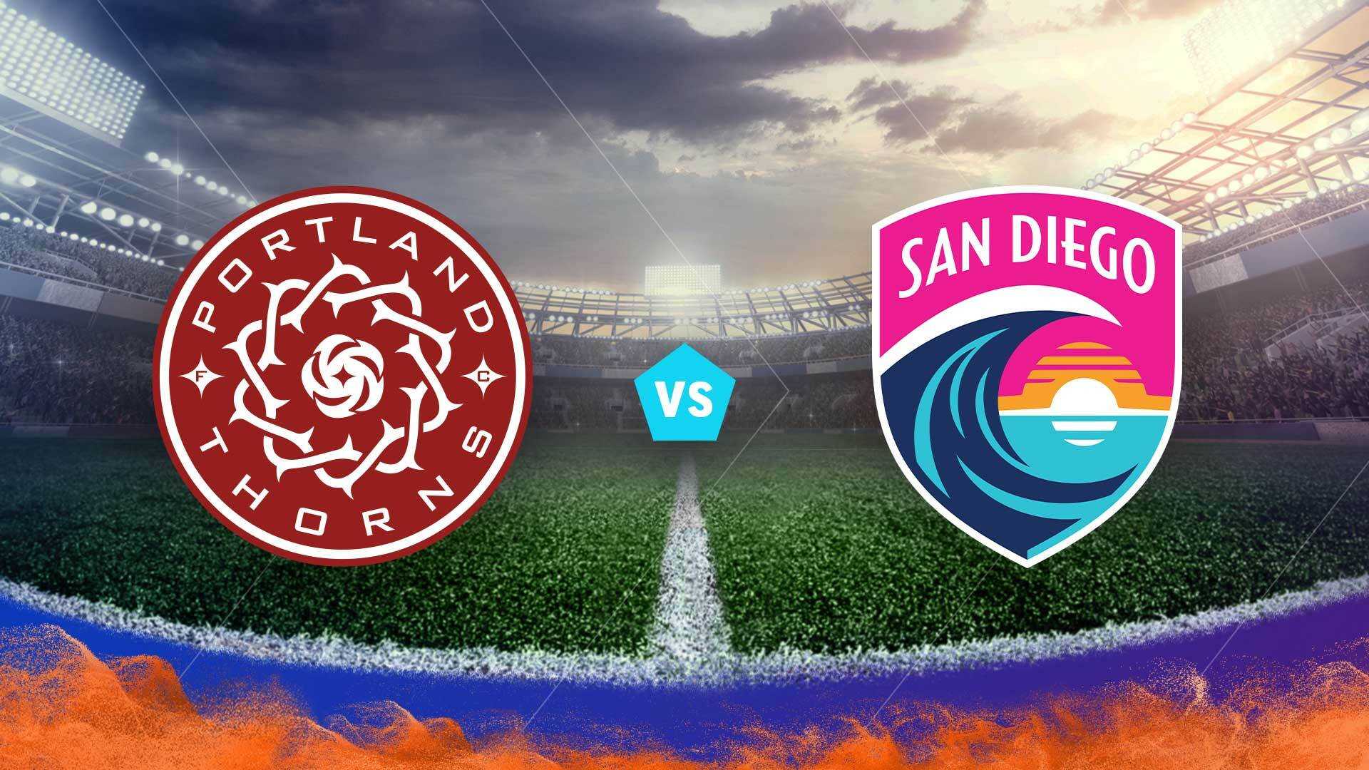 San Diego Wave Fc Vs Portland Thorns Soccer Match