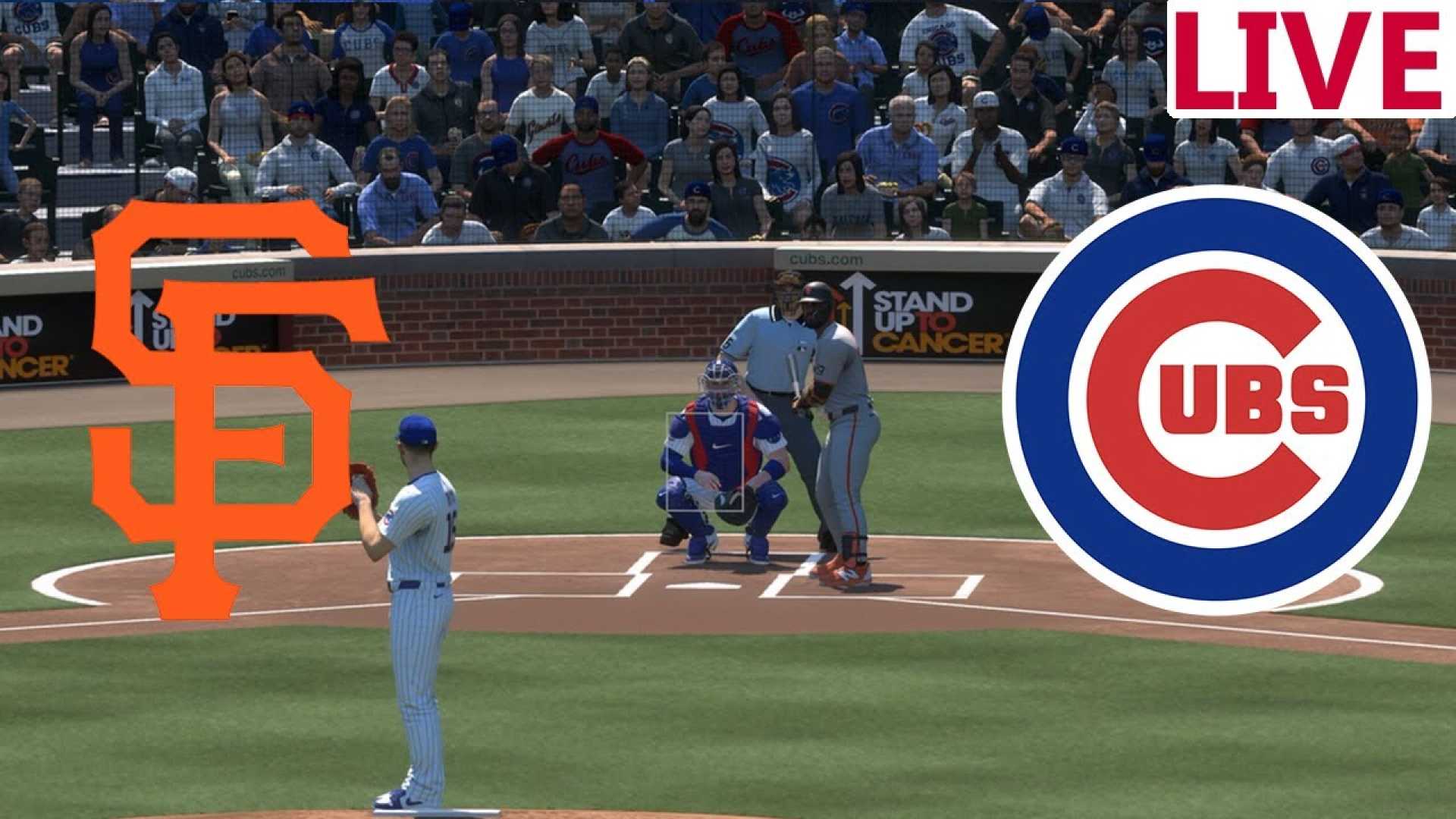 San Francisco Giants Vs Chicago Cubs Mlb Game