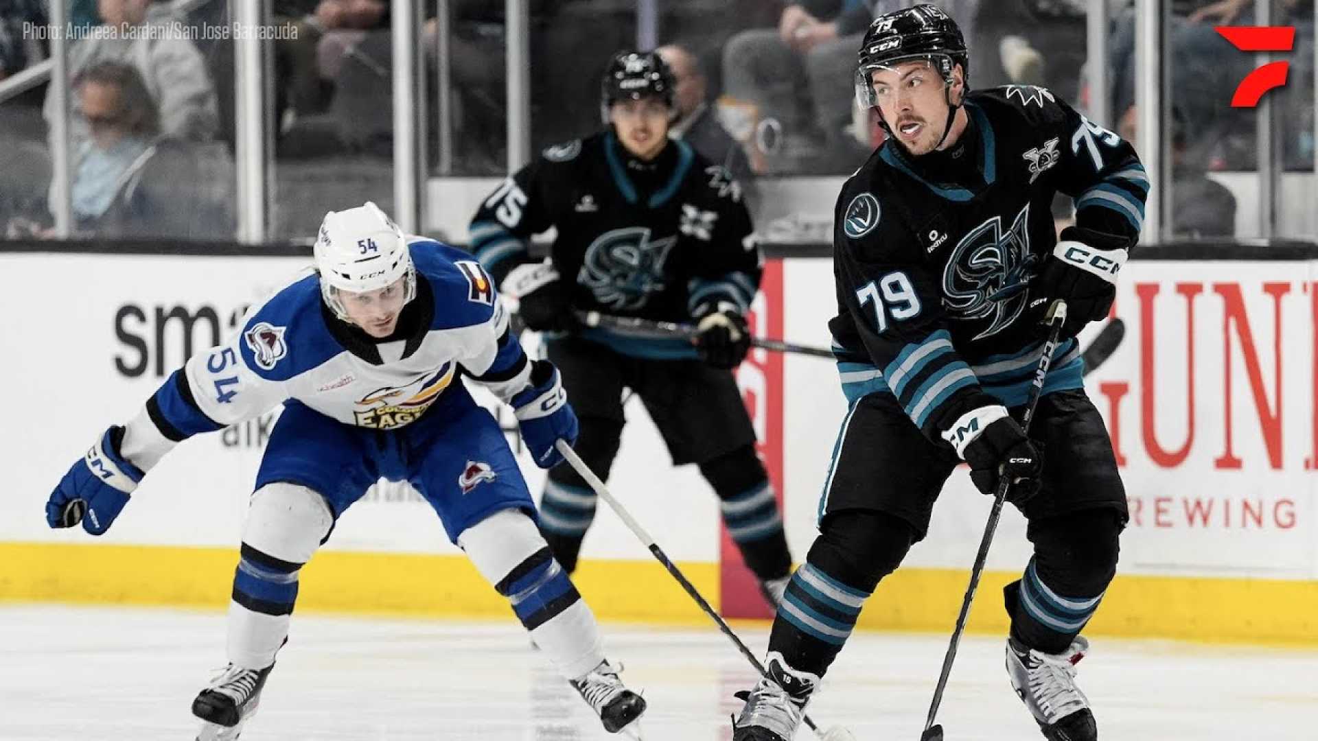 San Jose Barracuda Vs Colorado Eagles Ahl Playoff