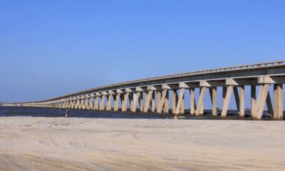 San Luis Pass Bridge Galveston Texas