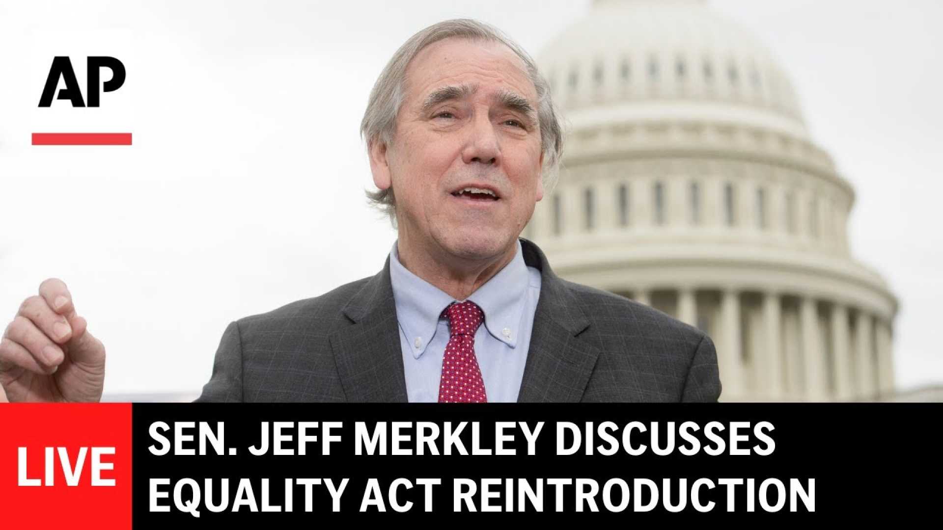 Senator Jeff Merkley Press Conference Equality Act