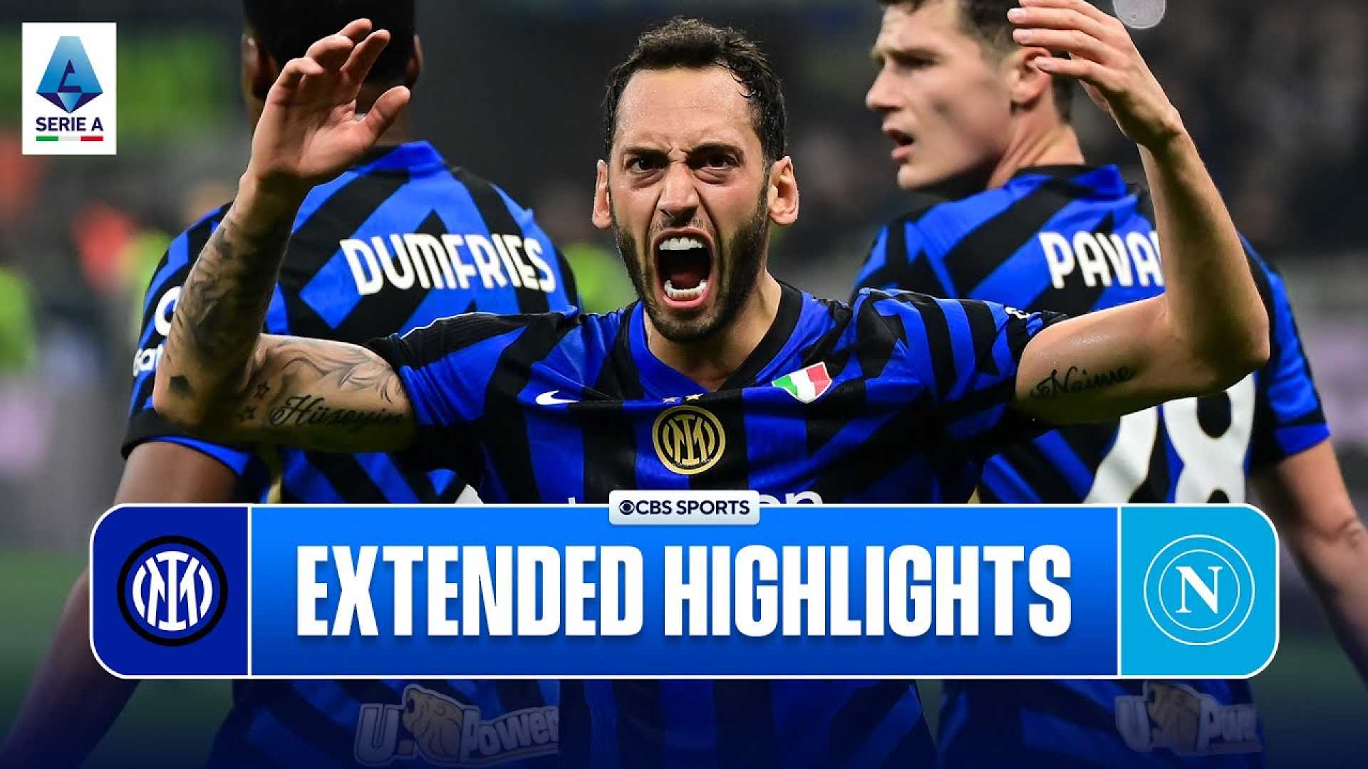 Serie A Match Between Inter And Napoli