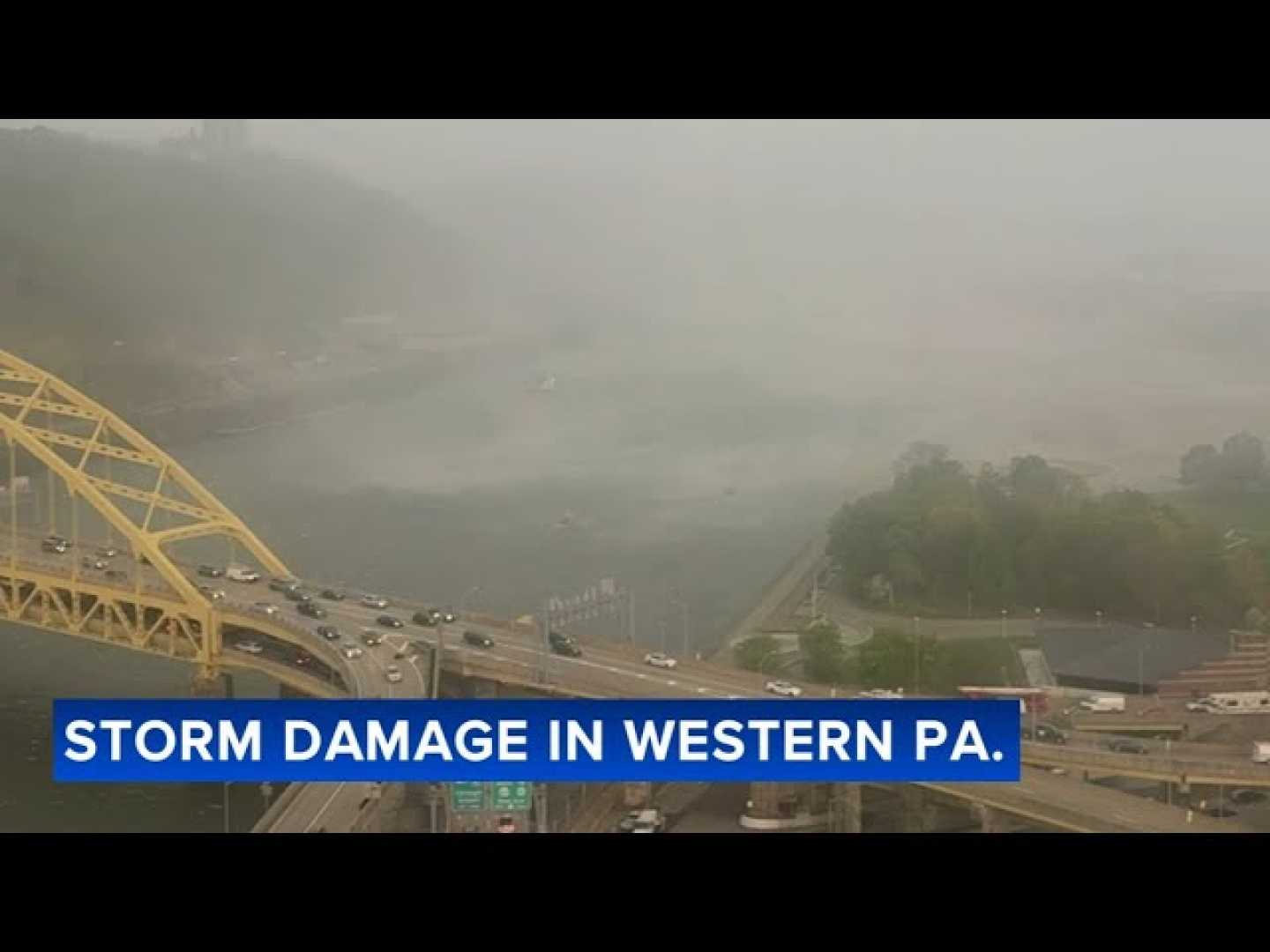 Severe Storm Damage In Western Pennsylvania