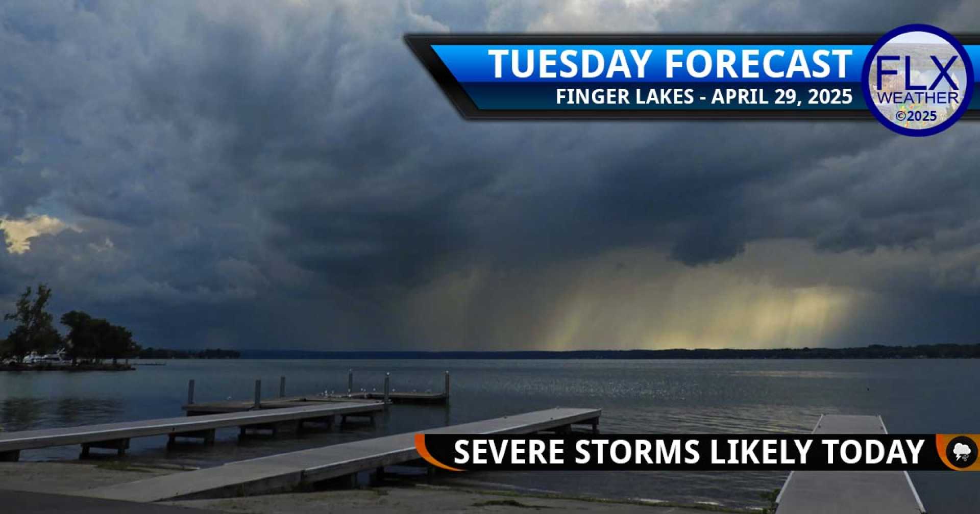 Severe Thunderstorm Clouds Western New York