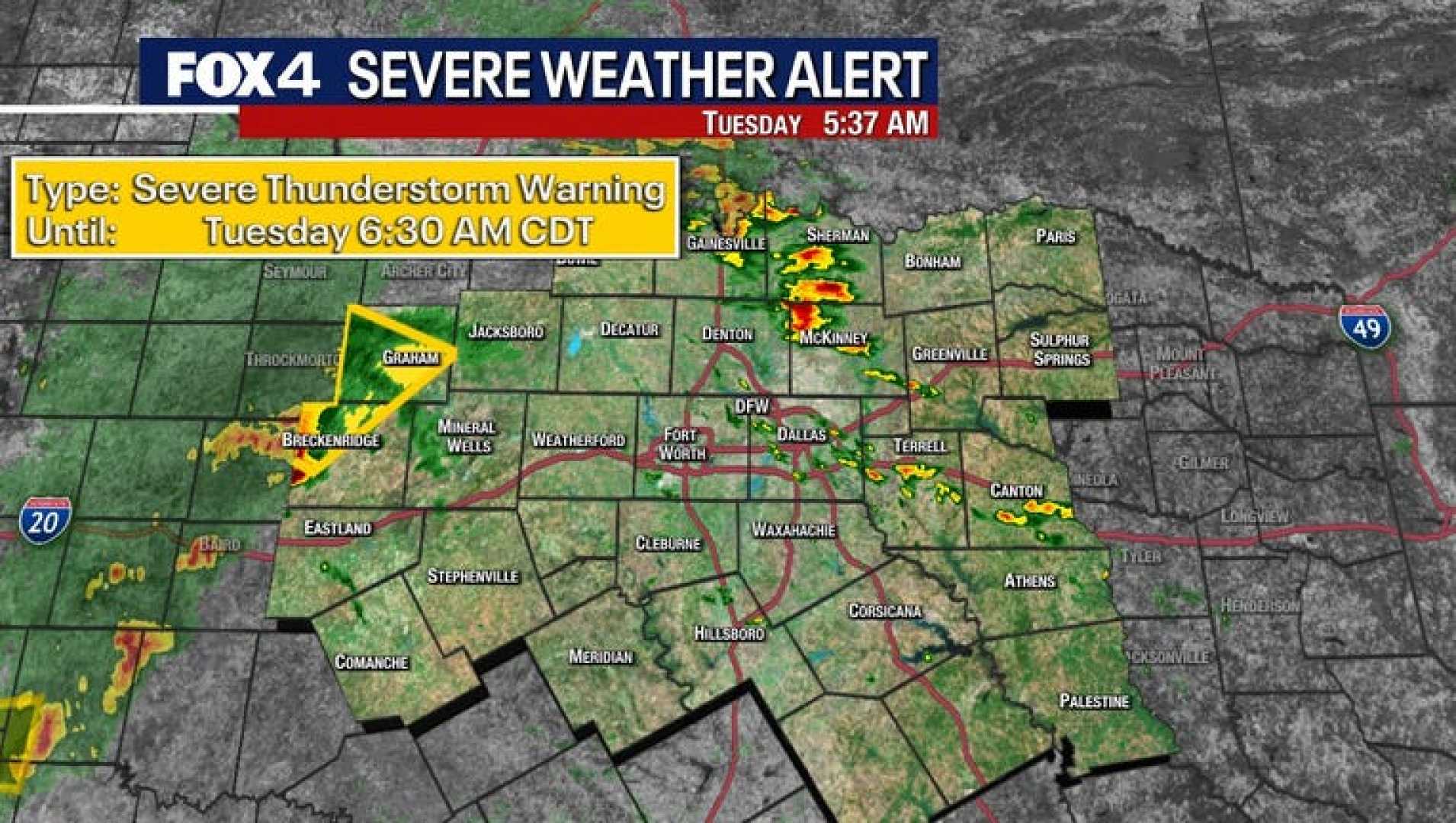 Severe Thunderstorms Collin County Texas