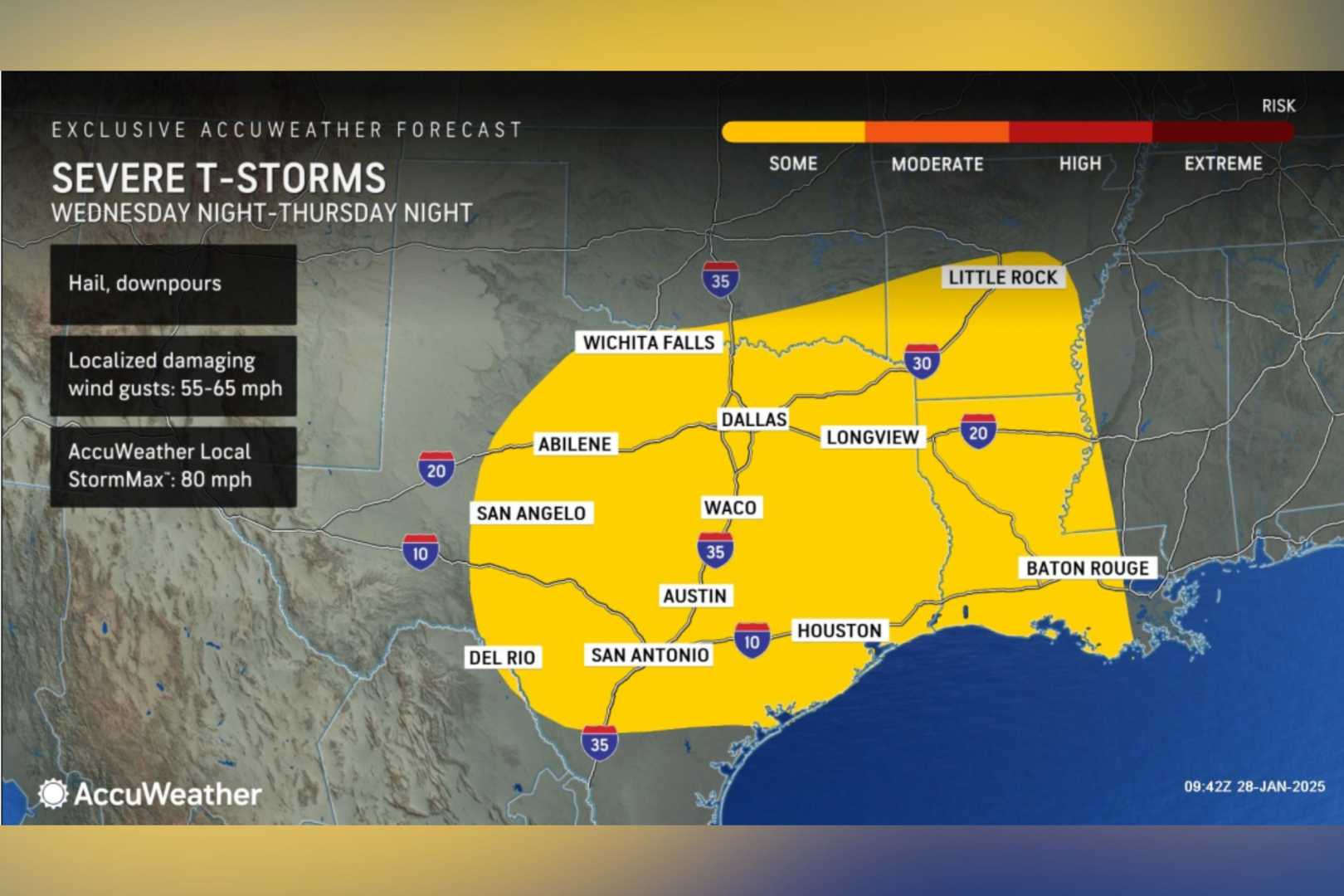Severe Thunderstorms Texas Weather