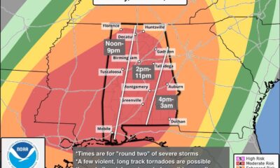 Severe Weather Forecast Alabama Thunderstorms