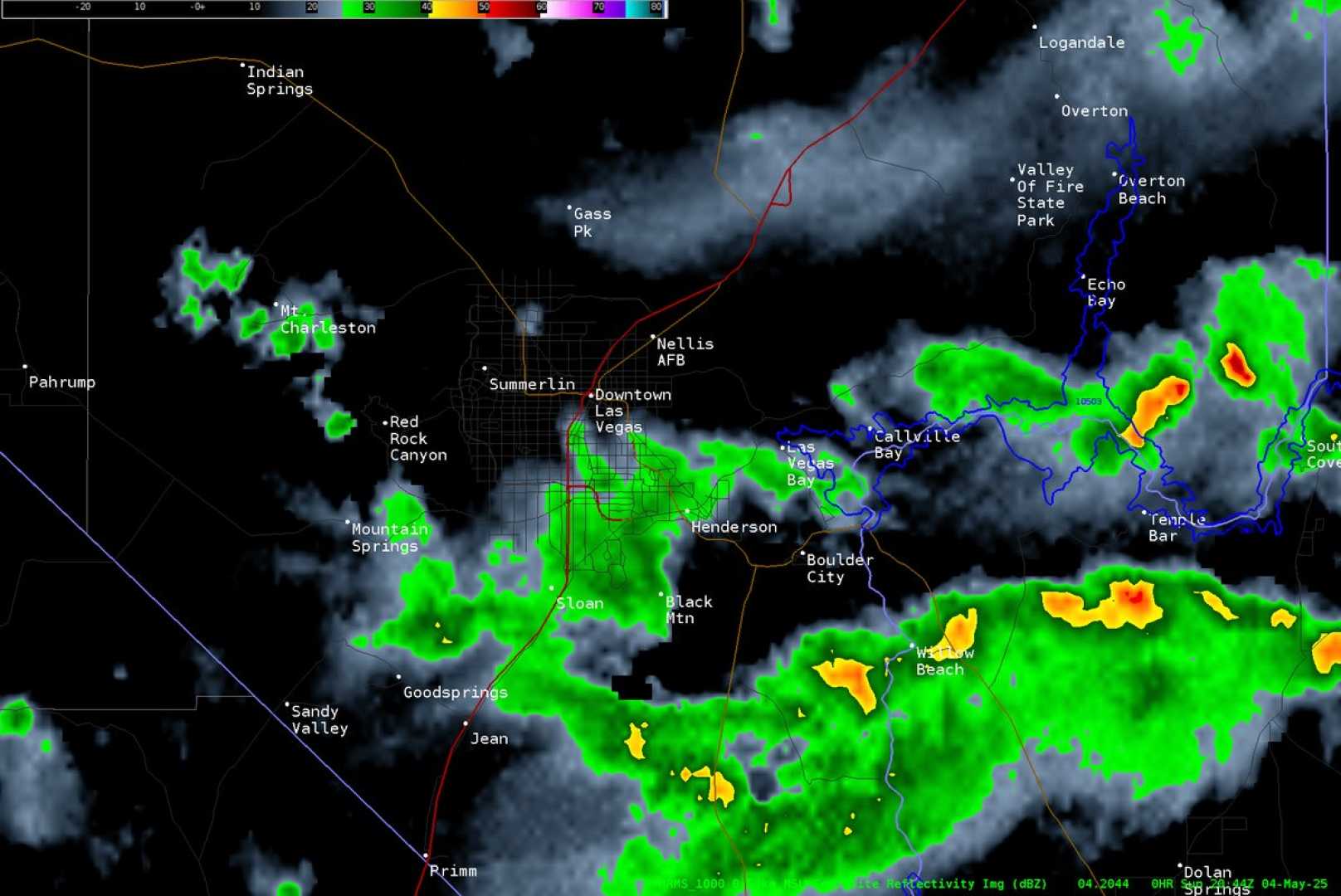 Severe Weather Forecast Thunderstorms Southern Nevada