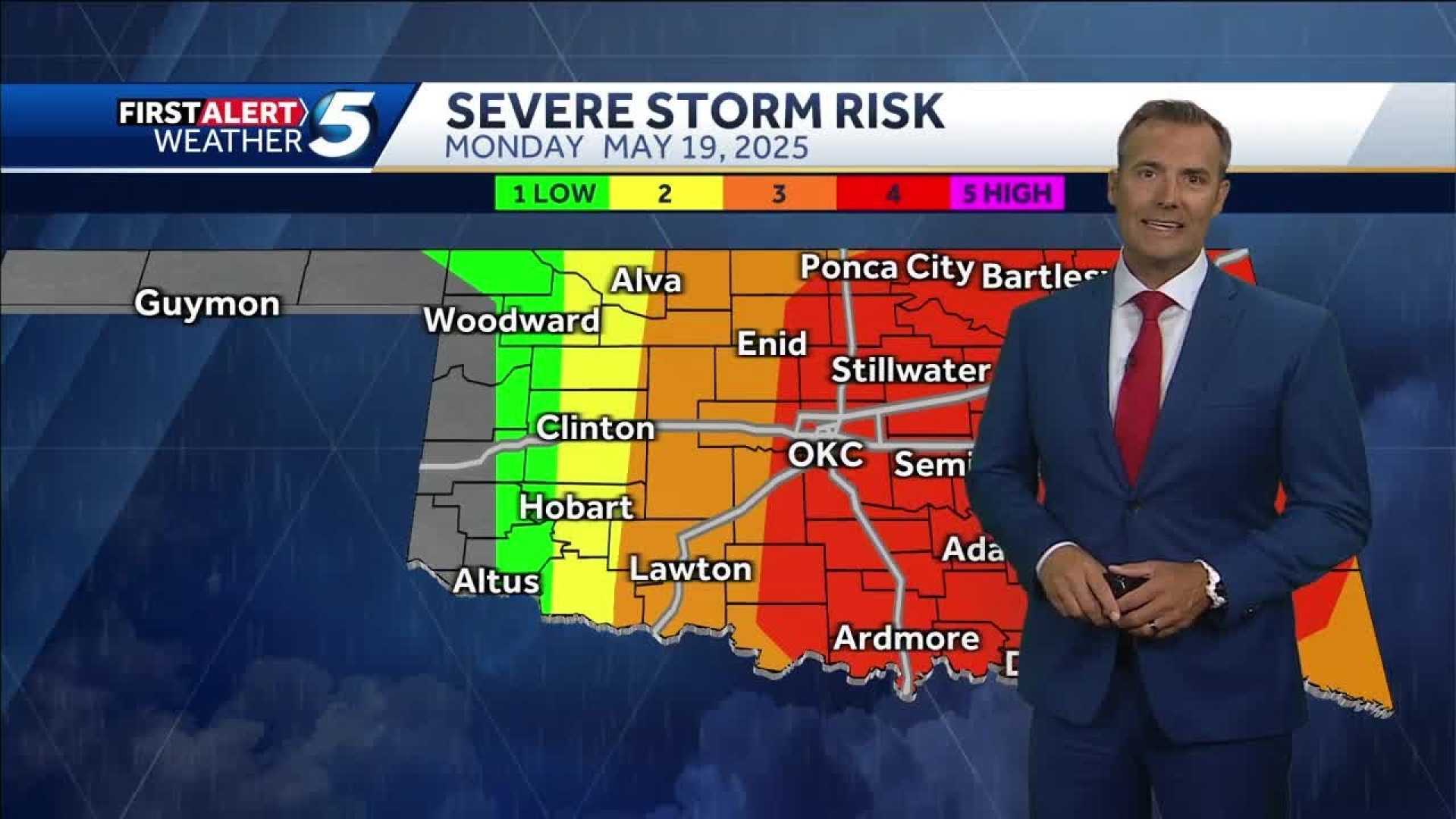 Severe Weather Oklahoma Storms May 2025