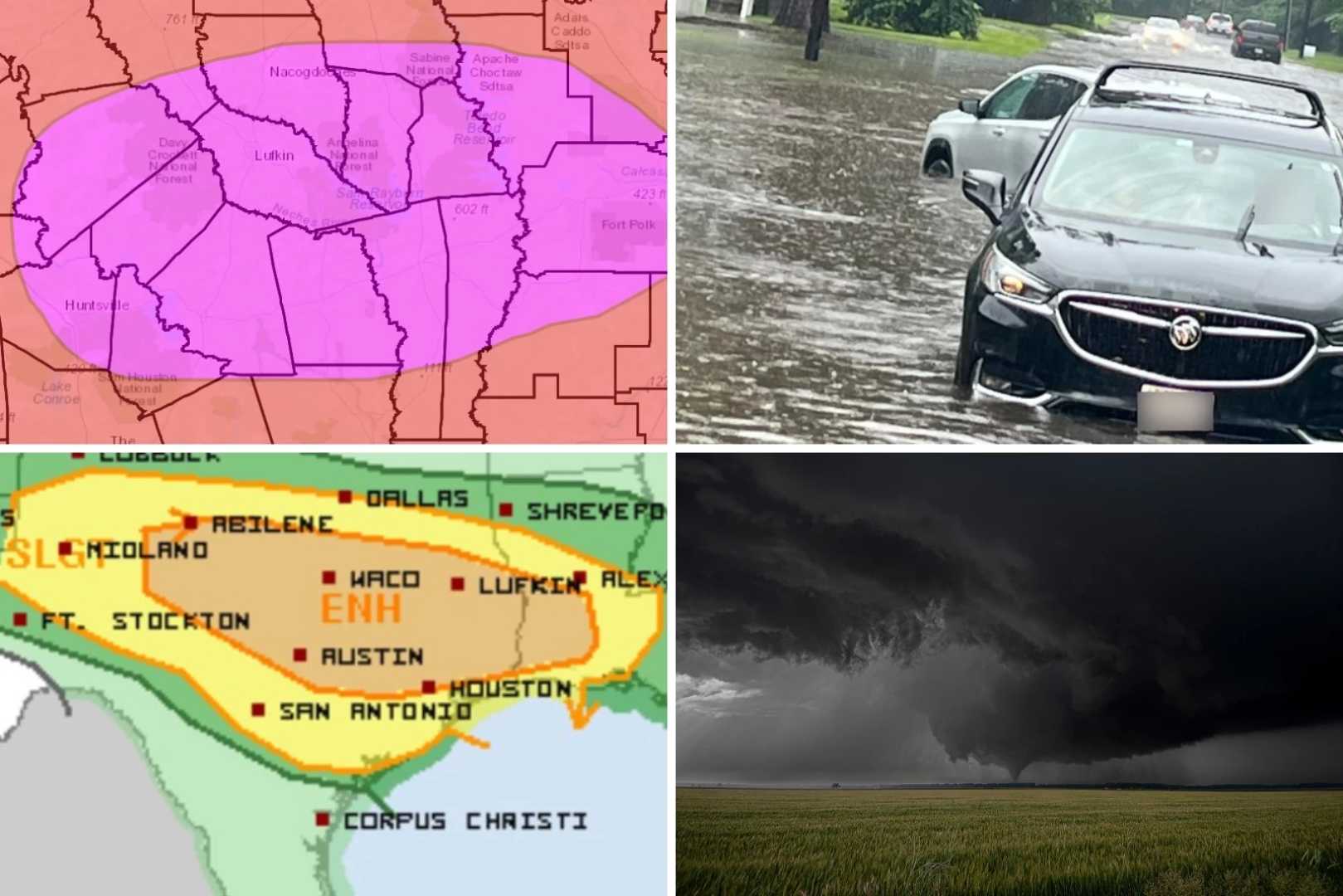 Severe Weather Tornado Flash Flooding East Texas