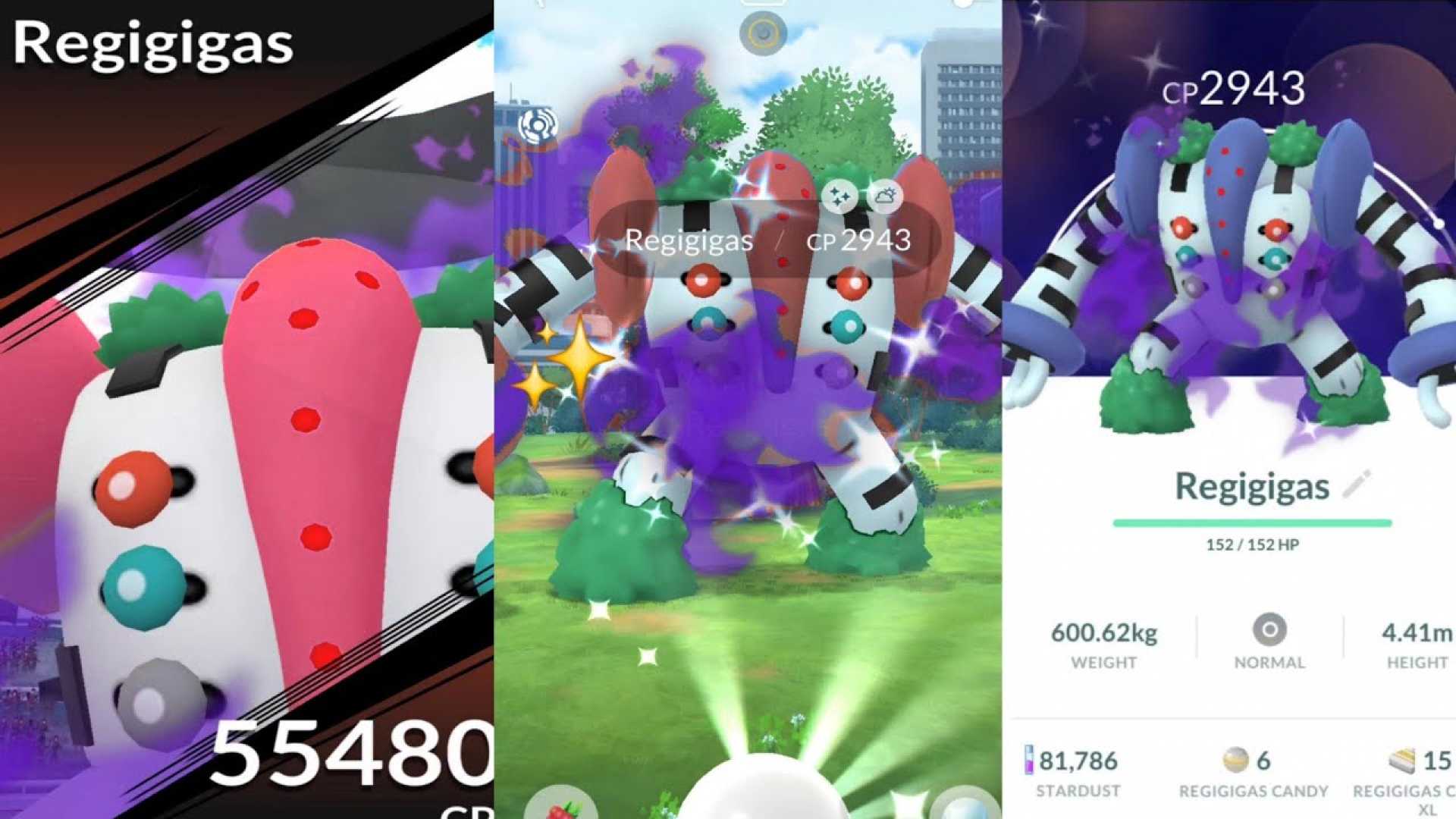 Shadow Regigigas Pokémon Go Raid