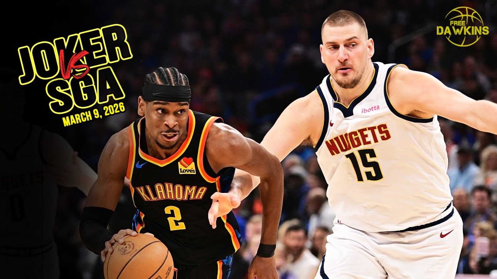 Shai Gilgeous Alexander Nikola Jokić Nba Playoffs