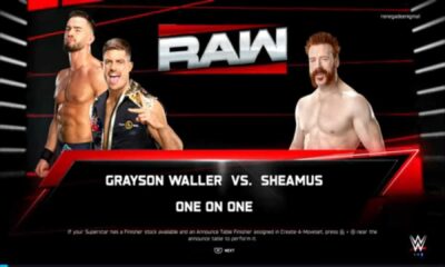 Sheamus Grayson Waller Wwe Raw Match