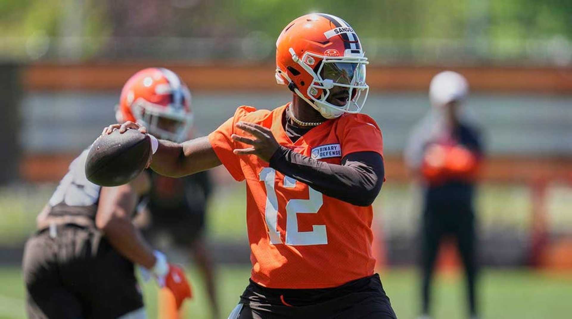 Shedeur Sanders Cleveland Browns Rookie Minicamp