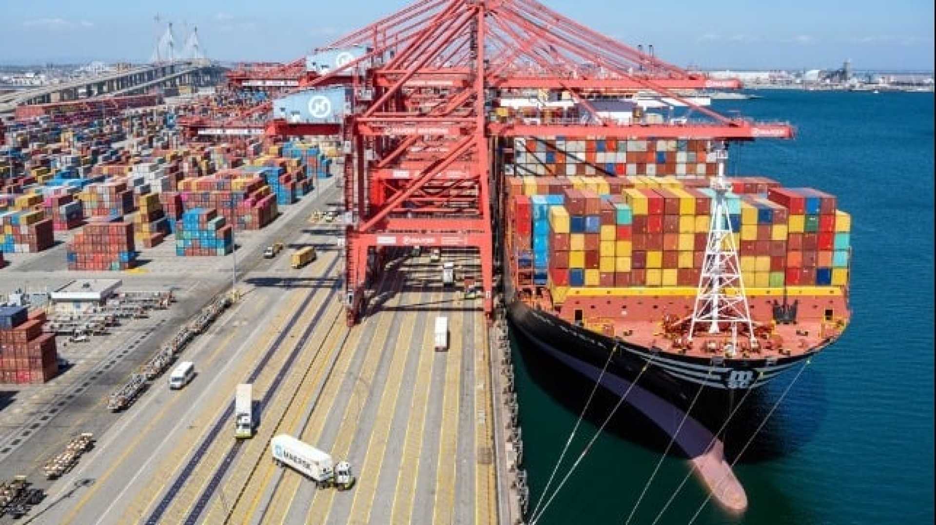 Shipping Containers Port Of Long Beach California