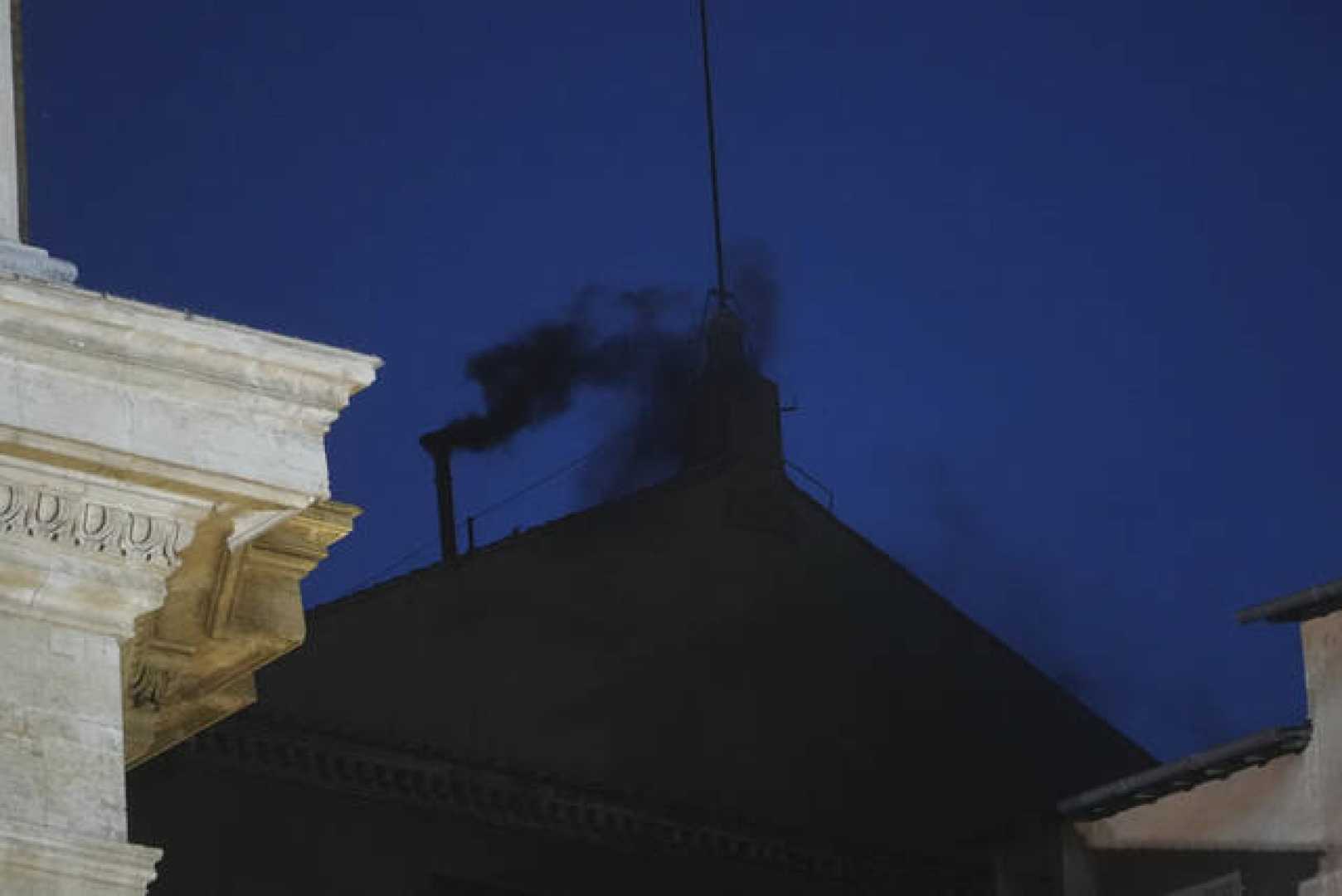 Sistine Chapel Black Smoke Conclave Papal Election