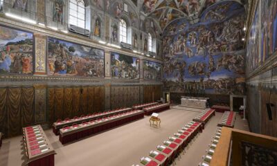 Sistine Chapel Preparations For Papal Conclave