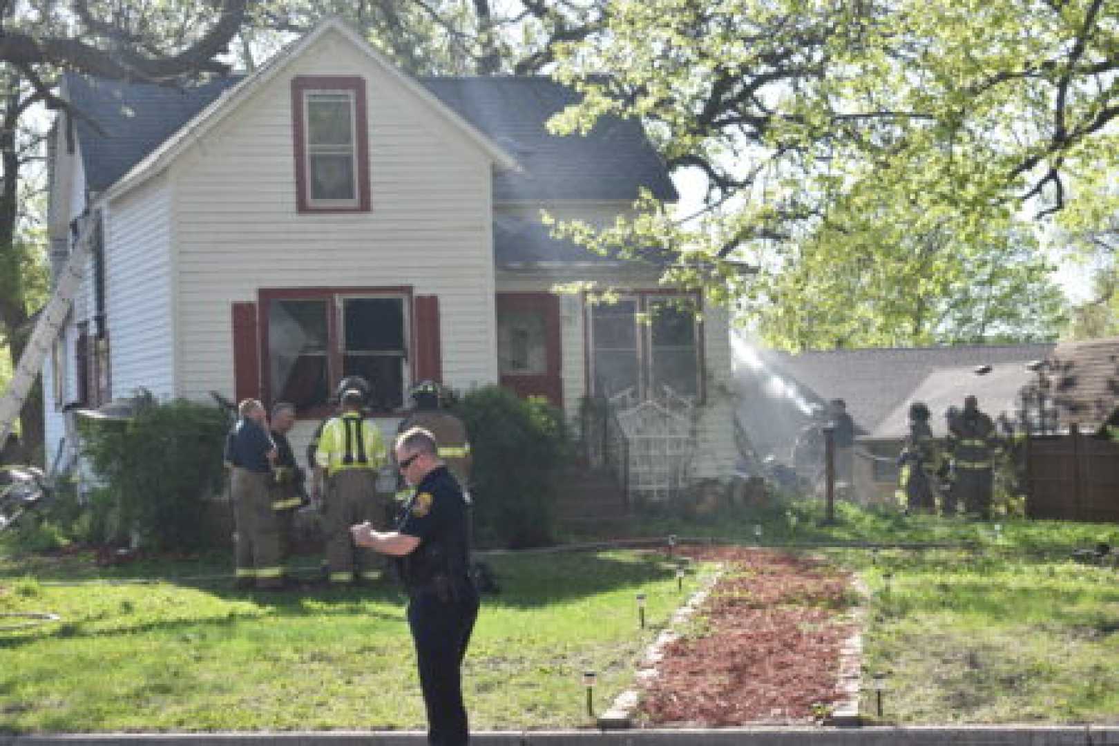 Sleepy Eye House Fire Firefighter