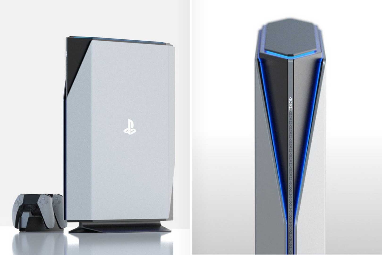Sony Playstation 6 Design With Disc Drive
