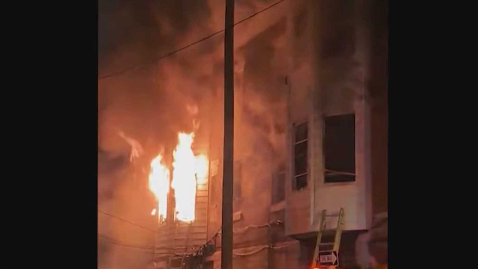 South Philadelphia Rowhome Fire